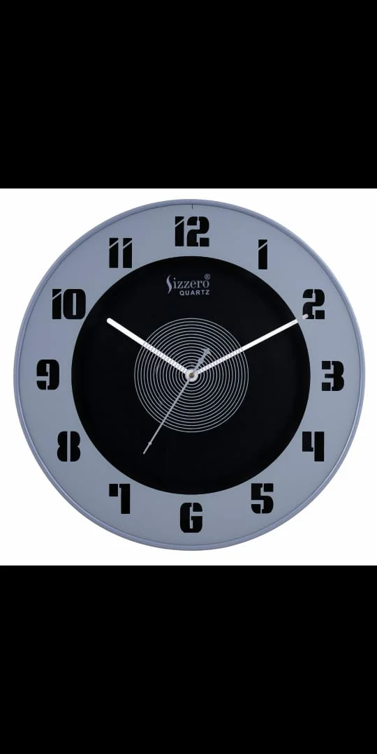 Sizzero 1408 Modern Wall Clock - Brown - Sizzero - Wall Clock 14 inch - Wall Clock, Sizzero, Modern Clock - Image 5