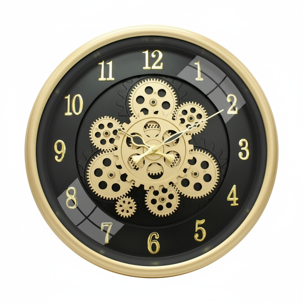 Matiz 16 inch Industrial Modern Decorative Gear Wall Clock - Matiz 1487 - Premium Wall Clock 