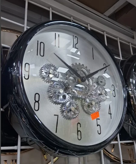 The clock Factory 18-4 -BLACK - The clock Factory - Wall Clock 16 inch - Wall Clock, Industrial Decor, Steampunk Clock - Image 5