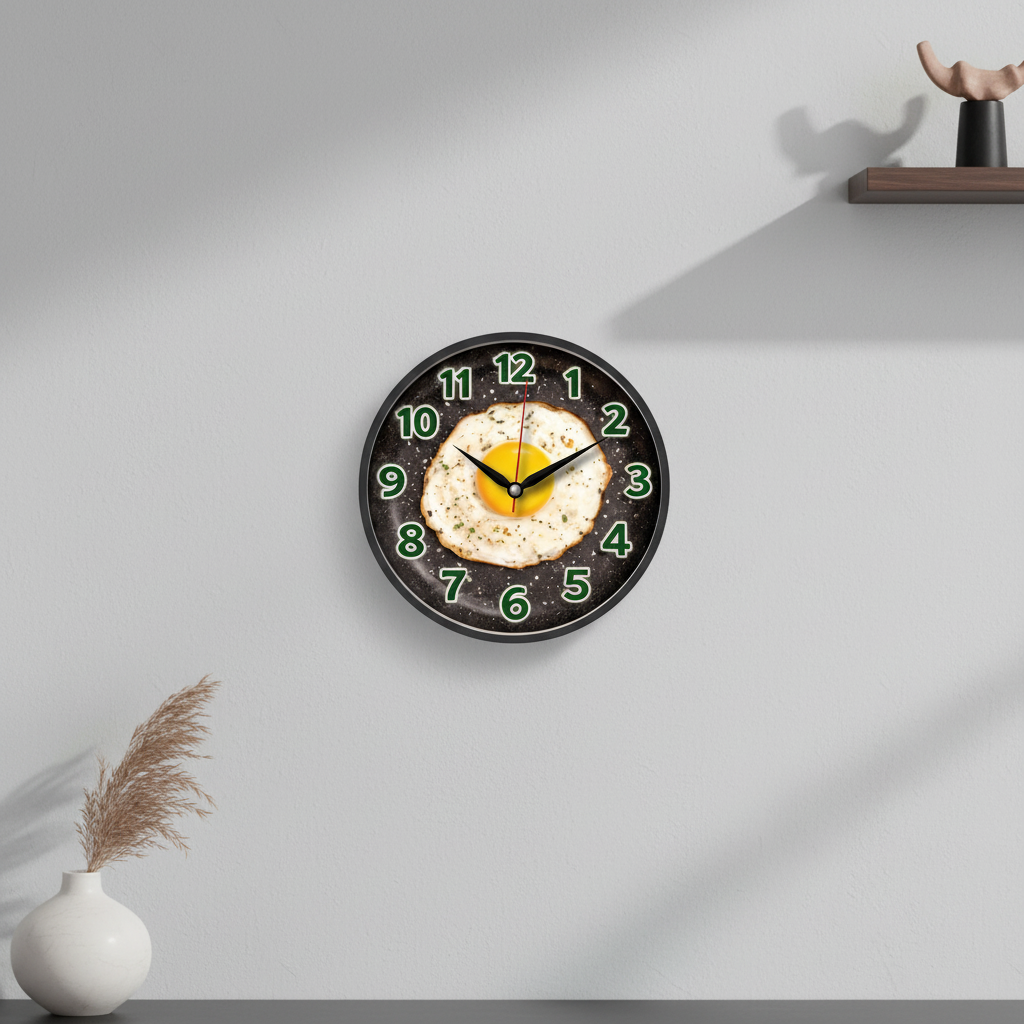 The Clock Factory tcfkitchen Pepperoni Pizza Novelty Analog Wall Clock - Decor 10