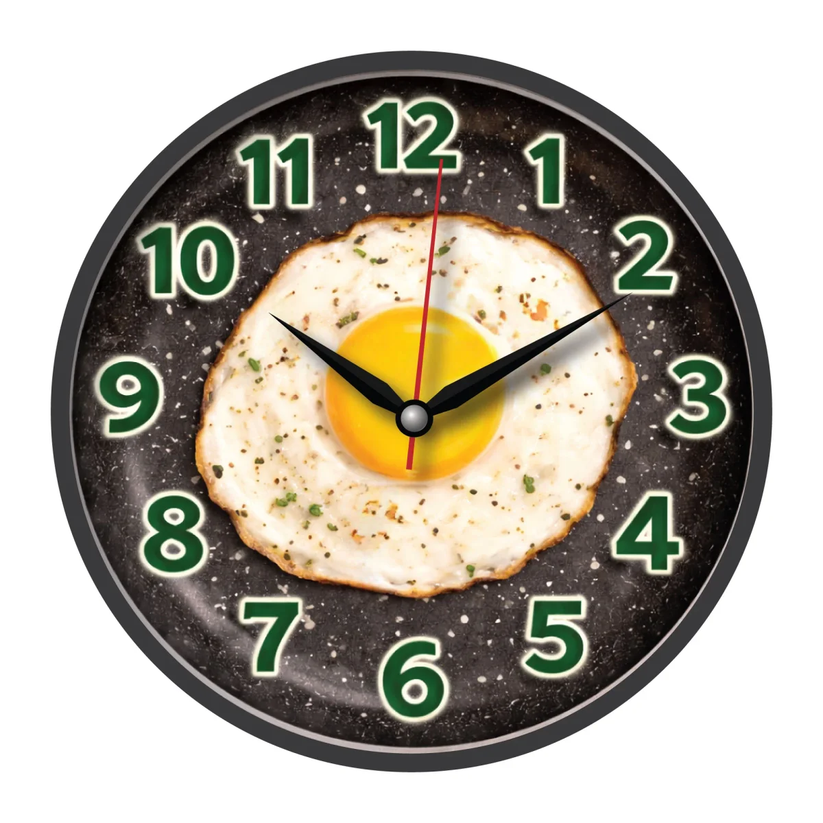 The clock Factory tcfkitchen Fried Egg Kitchen Wall Clock - The clock Factory - Wall Clock - ["Novelty", "Kitchen Decor", "Analog" - Image 5