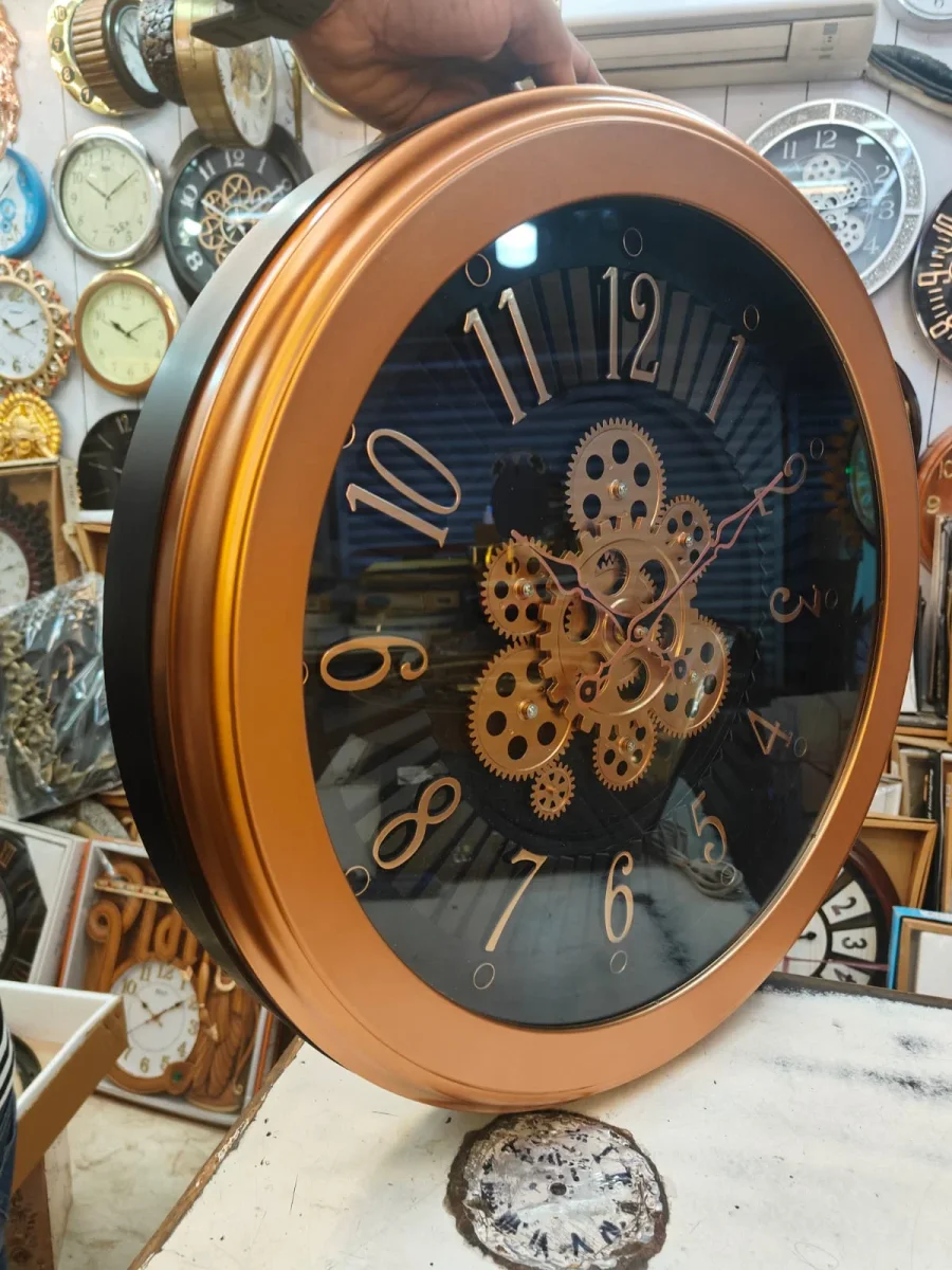 Sapna 3321 Copper Gear Wall Clock - Sapna - Wall Clock 20 inch - Wall Clock, Gear Clock, Steampunk Clock - Image 5