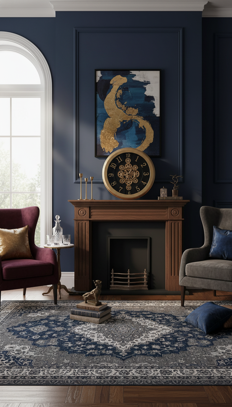 Sapna 3551 Industrial Steampunk Wall Clock with Visible Gears, Copper Finish lifestyle 2