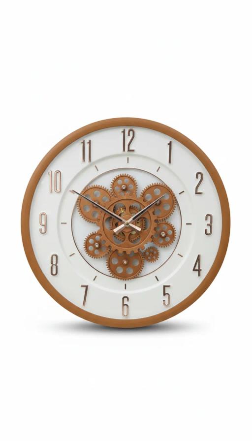 Pride 9094 Gold Gear Wall Clock key highlights