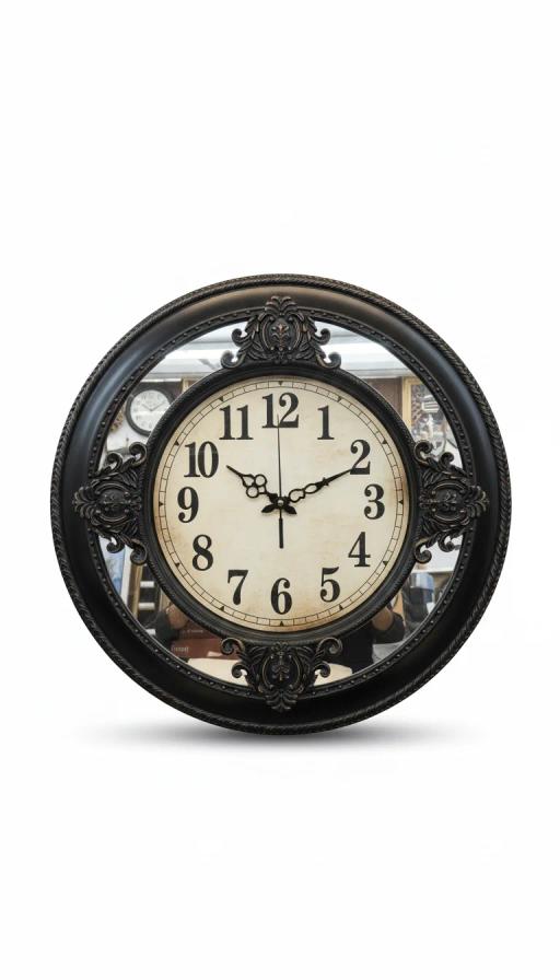 Elegant Mirrored Wall Clock key highlights
