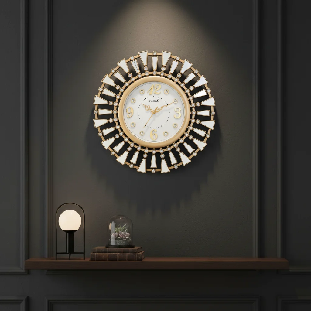 Surya S289 Glamorous Wall Clock
