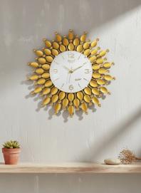 Roxon 1400 Gold Sunburst Wall Clock - Roxon - Wall Clock 18 inch - Wall Clock, Gold Clock, Sunburst Clock - Image 7