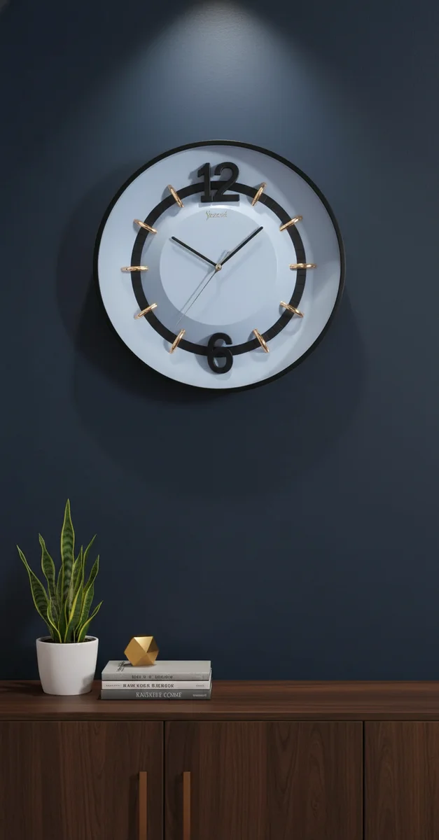 Sizzero 1806 Bronze Wall Clock - Modern Elegance