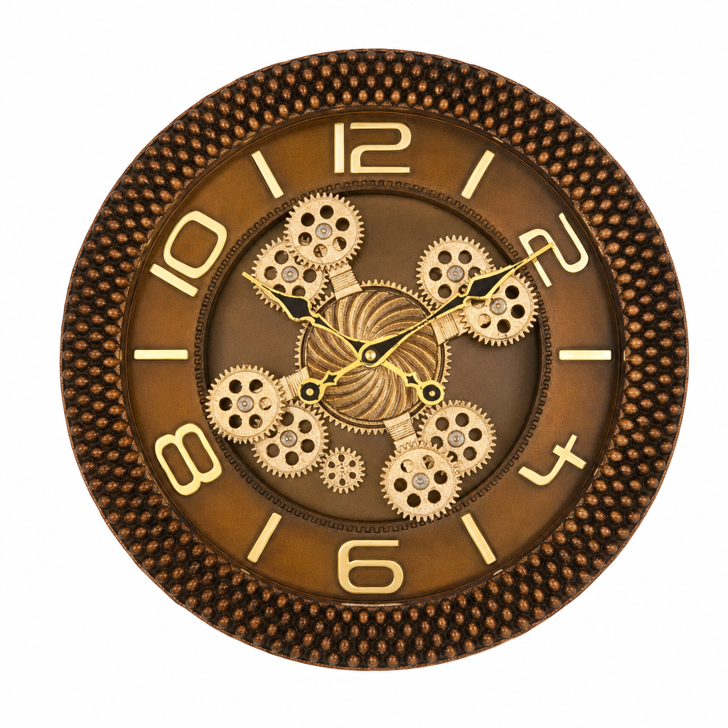 Sapna 3621 Decorative Gear Wall Clock