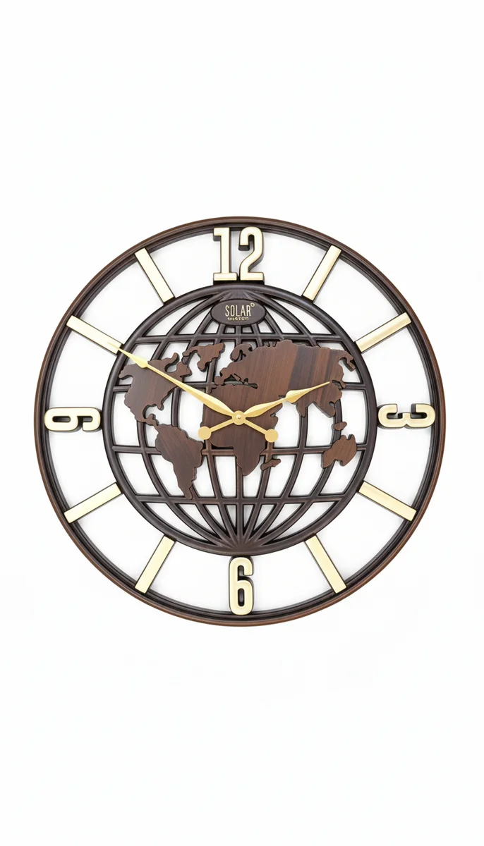 Wall Clock - wooden color