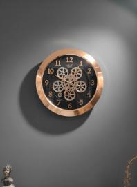 Rose Gold Gear Wall Clock - Solar SQ61 - Solar - Wall Clock 16 inch - Wall Clock, Rose Gold, Gear Clock - Image 9