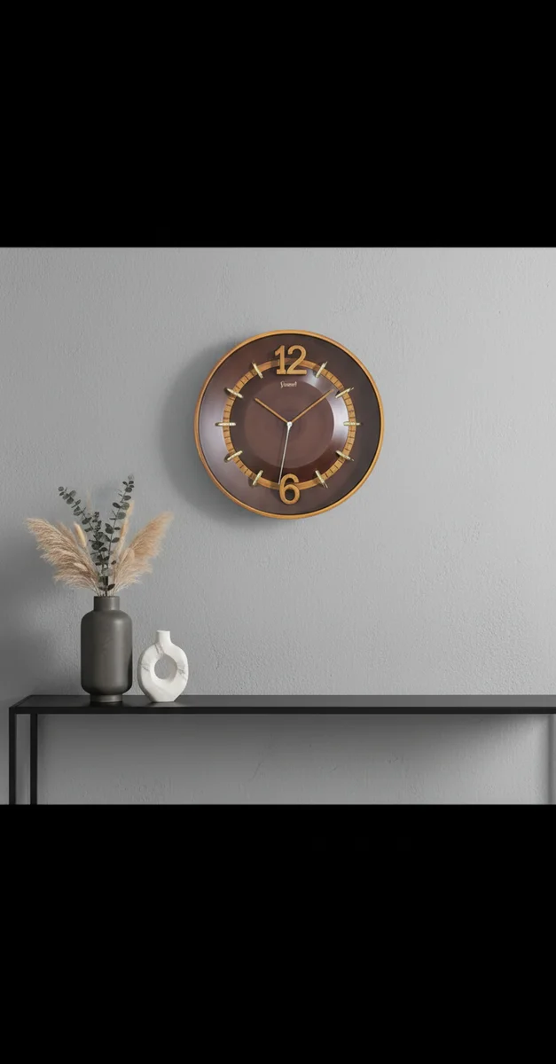Sizzero 1806 Bronze Wall Clock - Modern Elegance - Sizzero - Wall Clock 18 inch - Wall Clock,  Bronze Clock,  Modern Clock - Image 9