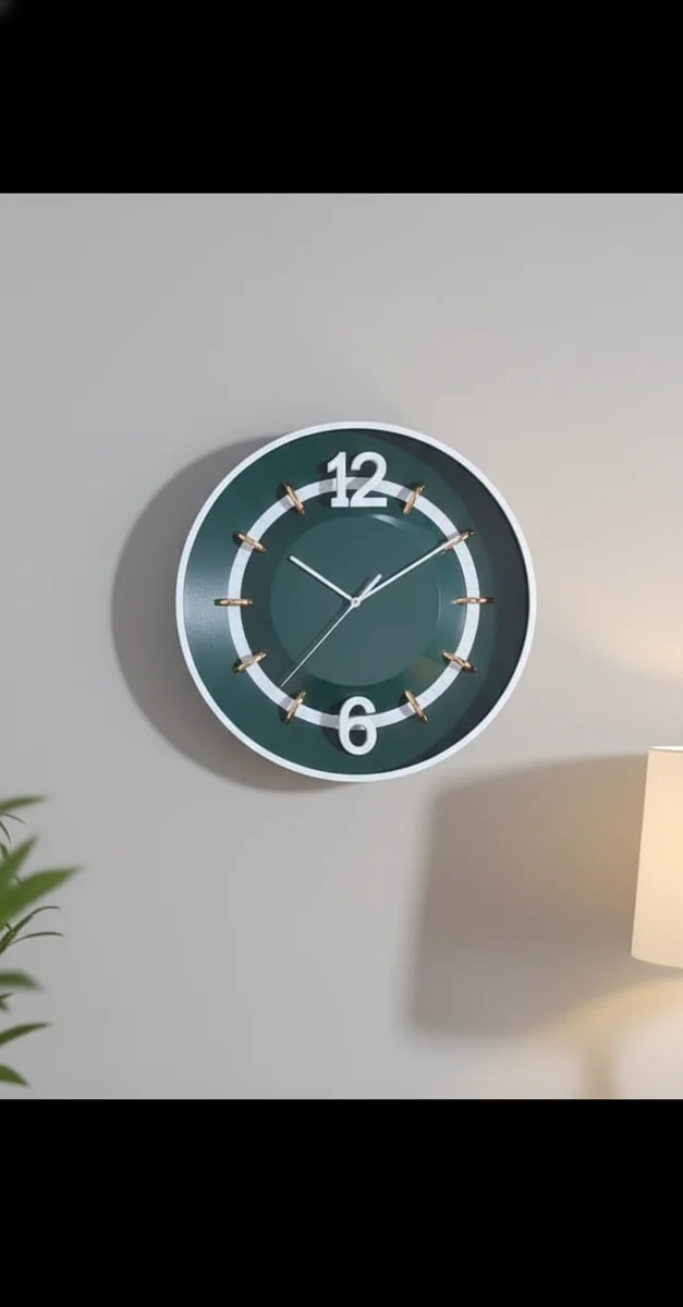Sizzero 1806 Bronze Wall Clock - Modern Elegance