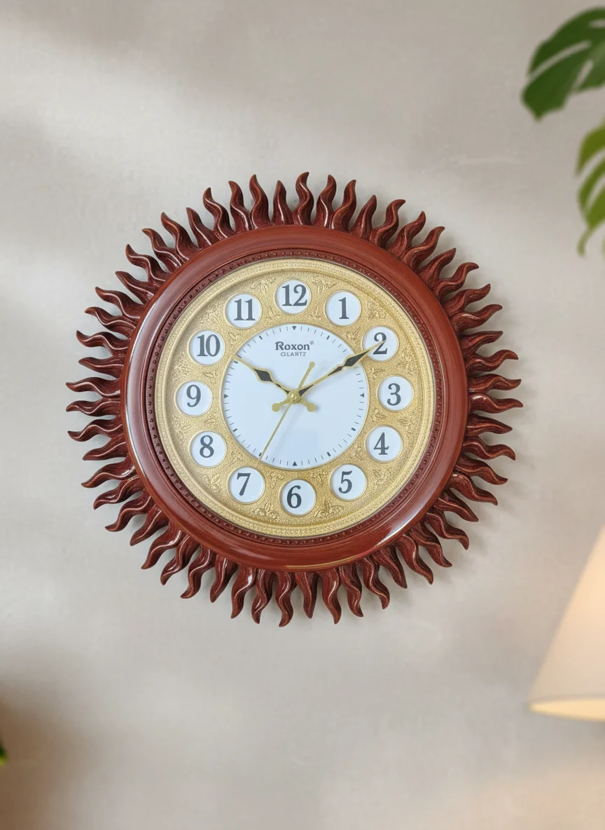 Roxon 110 Sunburst Wall Clock
