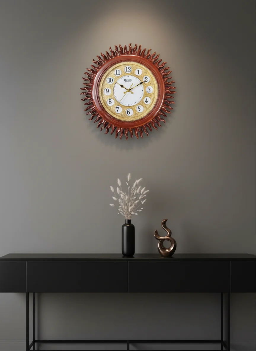 Roxon 110 Sunburst Wall Clock - Roxon - Wall Clock 17 inch - Wall Clock,  Sunburst Clock,  Roxon - Image 9