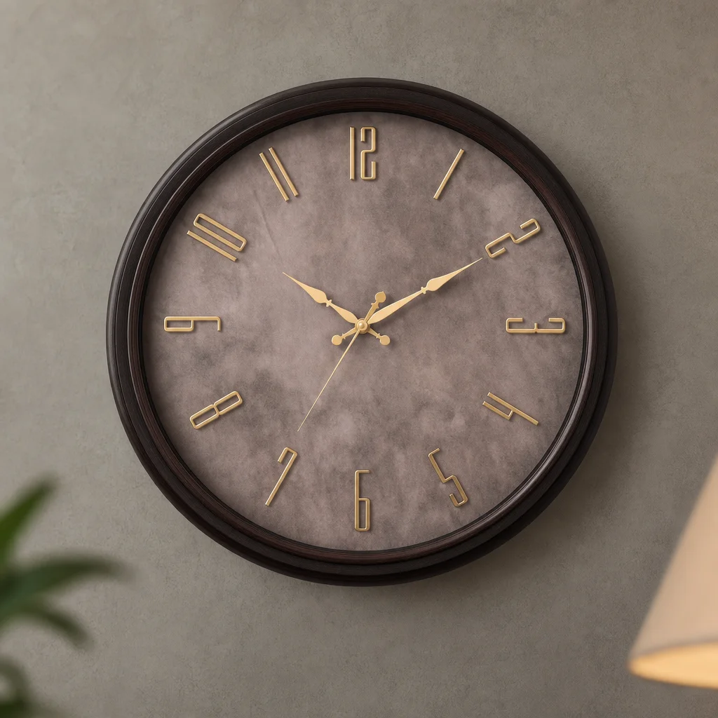 Sizzero 2200-Mauve Wall Clock, 22x22 Inch