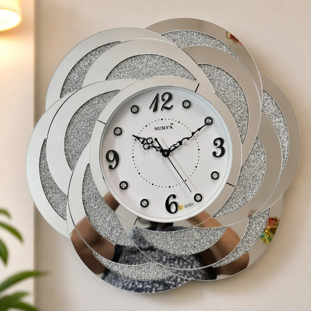 Glitter Wall Clock - Surya
