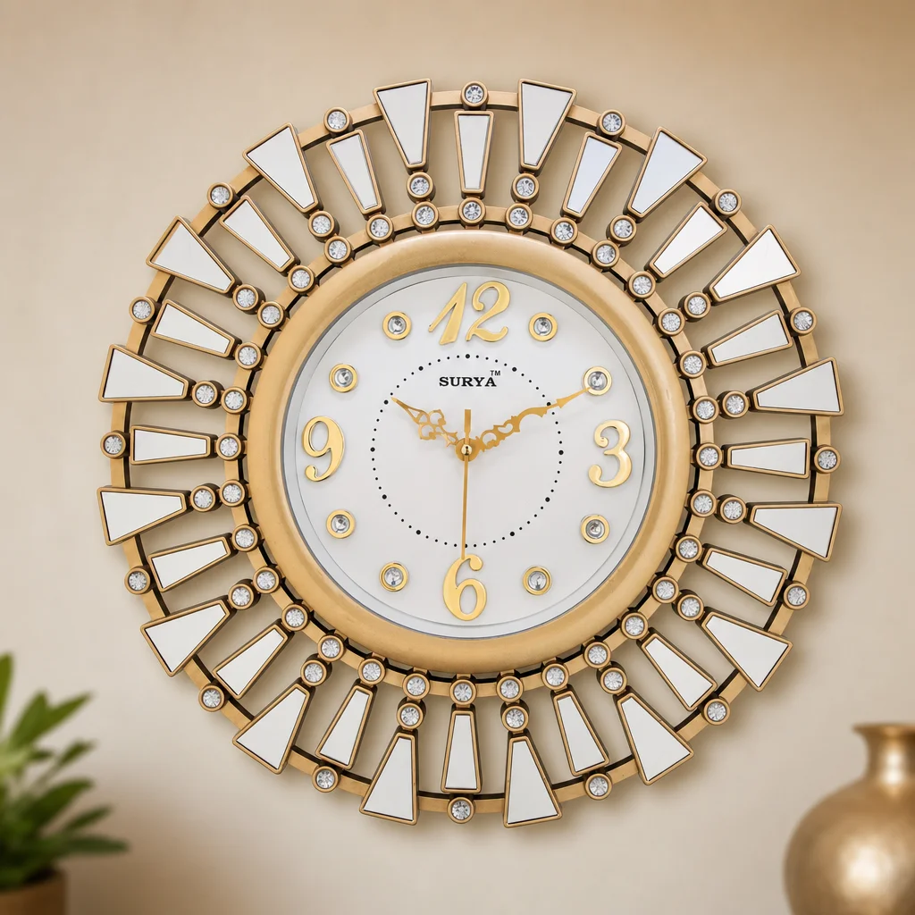 Surya S289 Glamorous Wall Clock