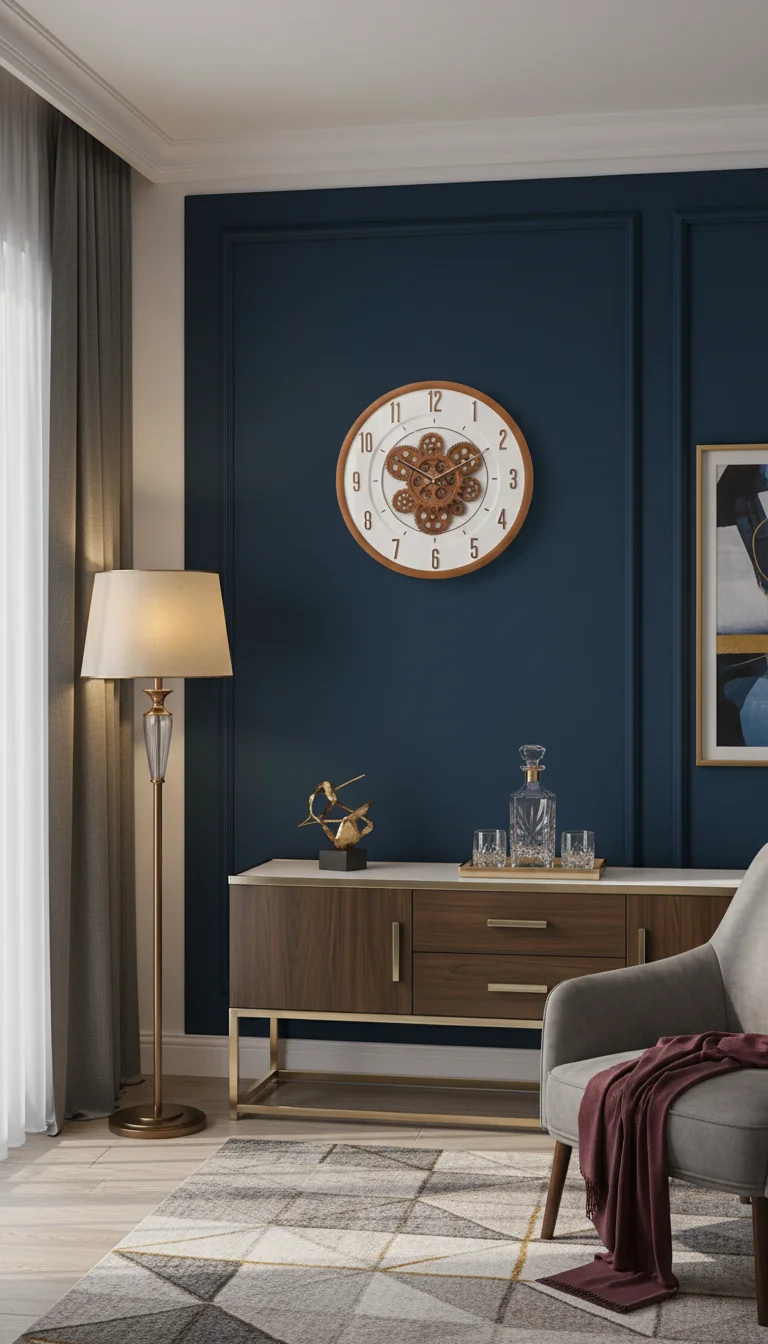 Pride 9094 Gold Gear Wall Clock - Decor 8