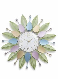 Roxon 1100 Leaf Design Wall Clock - Roxon - Wall Clock 26 inch - Wall Clock,  Leaf Design,  Metal Clock - Image 6