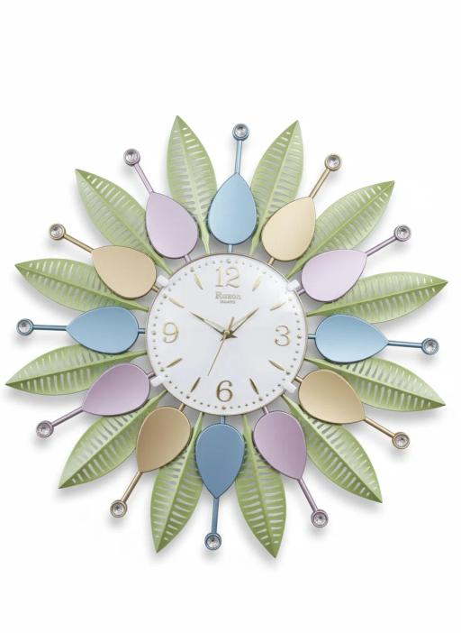 Roxon 1100 Leaf Design Wall Clock key highlights