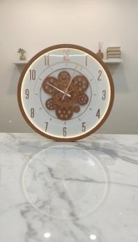 Pride 9094 Gold Gear Wall Clock - Pride - Wall Clock 18 inch - Wall Clock,  Gear Clock,  Gold Frame - Image 7