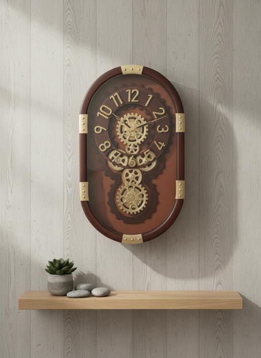 Elegant 4444 Gear Wall Clock - elegant 4444 - Premium Wall Clock 24 inch