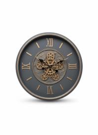 Steampunk Gear Wall Clock - Dark Grey - The clock Factory - Wall Clock 16 inch - Wall Clock,  Steampunk,  Gear Clock - Image 6