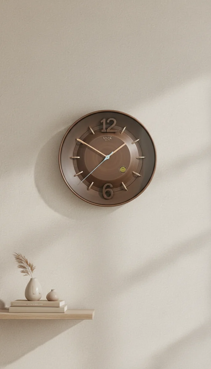 Vista 7020-1 Bronze Wall Clock
