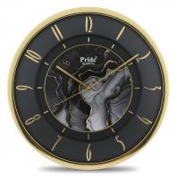 Pride 8094 Gold Marble Wall Clock - Pride - Wall Clock 14 inch - Wall Clock,  Gold Frame,  Marble Design - Image 6