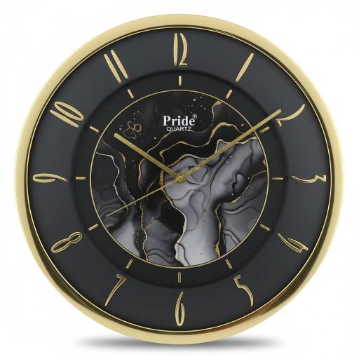 Pride 8094 Gold Marble Wall Clock key highlights