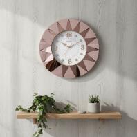 Rose Gold Sunburst Wall Clock - Surya S249 - Surya - Wall Clock 15.9 inch - Wall Clock,  Rose Gold,  Sunburst - Image 7