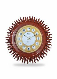 Roxon Sunburst Wall Clock - Elegant Home Decor - Roxon - Wall Clock 22 inch - Wall Clock,  Sunburst Clock,  Wooden Clock - Image 6