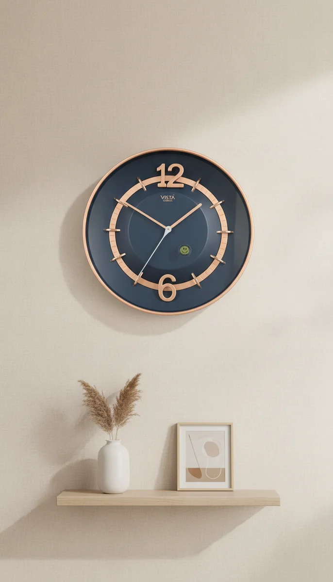 Vista 7020-1 Bronze Wall Clock