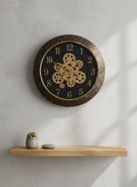 Sapna 3341 Marble Gear Wall Clock - Sapna - Wall Clock 16 inch - Wall Clock,  Gear Clock,  Marble Clock - Image 7