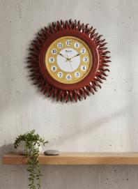 Roxon Sunburst Wall Clock - Elegant Home Decor - Roxon - Wall Clock 22 inch - Wall Clock,  Sunburst Clock,  Wooden Clock - Image 7