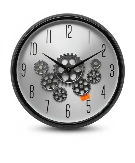 The clock Factory 18-4 -BLACK key highlights