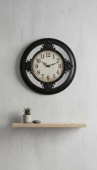 Elegant Mirrored Wall Clock - The clock Factory - Wall Clock 24 inch - Wall Clock,  Mirrored Clock,  Ornate Clock - Image 7
