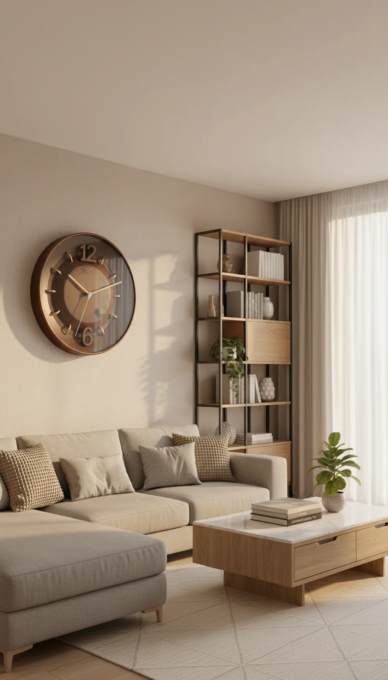 Vista 7020-1 Bronze Wall Clock lifestyle 4