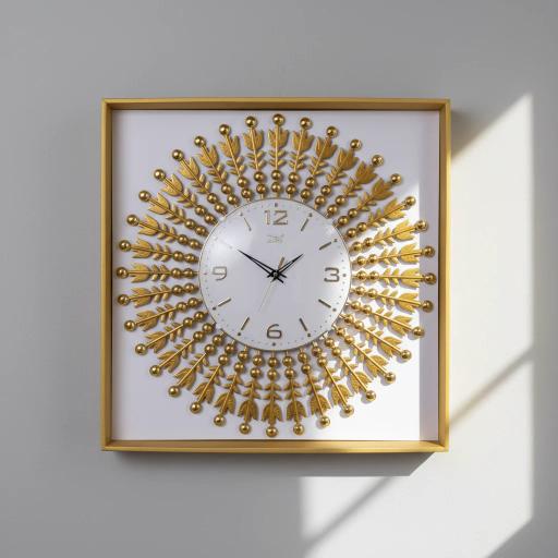 Theo 5154 Gold Sunburst Wall Clock - Theo 5154 - Premium Wall Clock 20 inch
