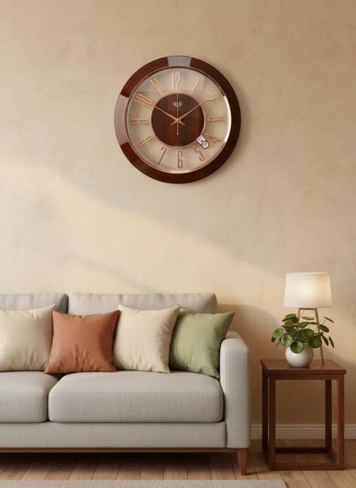 Solar SQ63 Rose Gold Wall Clock - Solar SQ 63 - Premium Wall Clock 16 inch