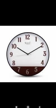 Sizzero 1408 Modern Wall Clock - Brown - Sizzero - Wall Clock 14 inch - Wall Clock,  Sizzero,  Modern Clock - Image 6