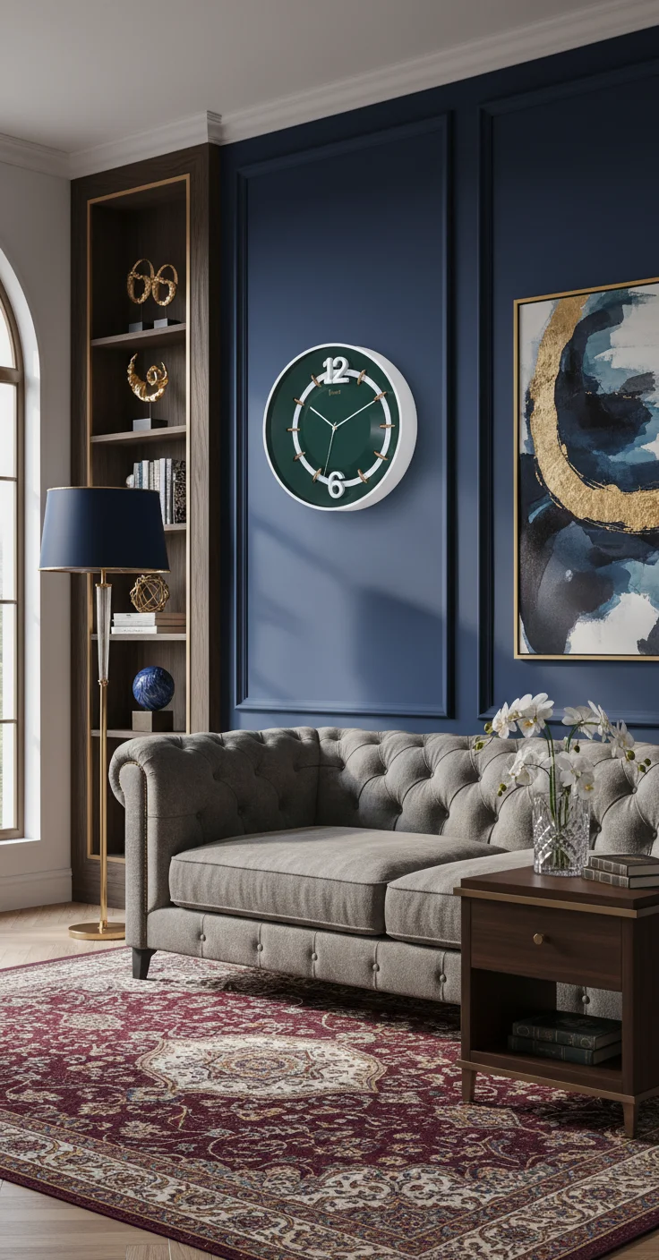 Sizzero 1806 Bronze Wall Clock - Modern Elegance - Decor 8