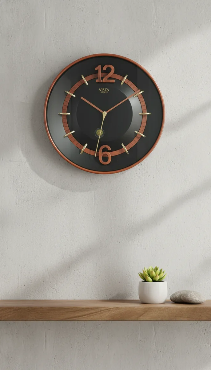 Vista 7020-1 Bronze Wall Clock
