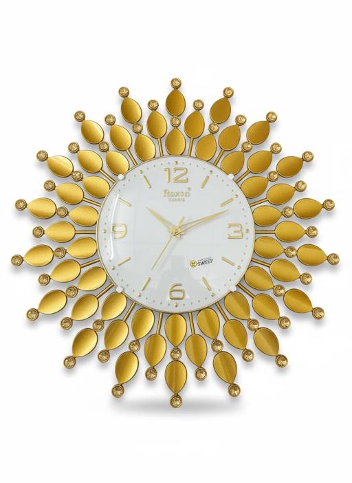 Roxon 1400 Gold Sunburst Wall Clock key highlights