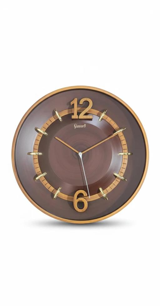 Sizzero 1806 Bronze Wall Clock - Modern Elegance key highlights