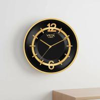 Vista 7020: Gold & Green Wall Clock - vista - Wall Clock 12 inch - Wall Clock,  Vista,  7020 - Image 7
