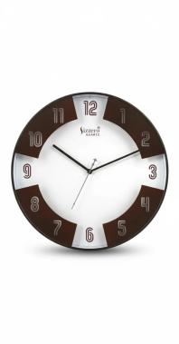 Sizzero 1408 Modern Wall Clock - Brown - Sizzero - Wall Clock 14 inch - Wall Clock,  Sizzero,  Modern Clock - Image 6