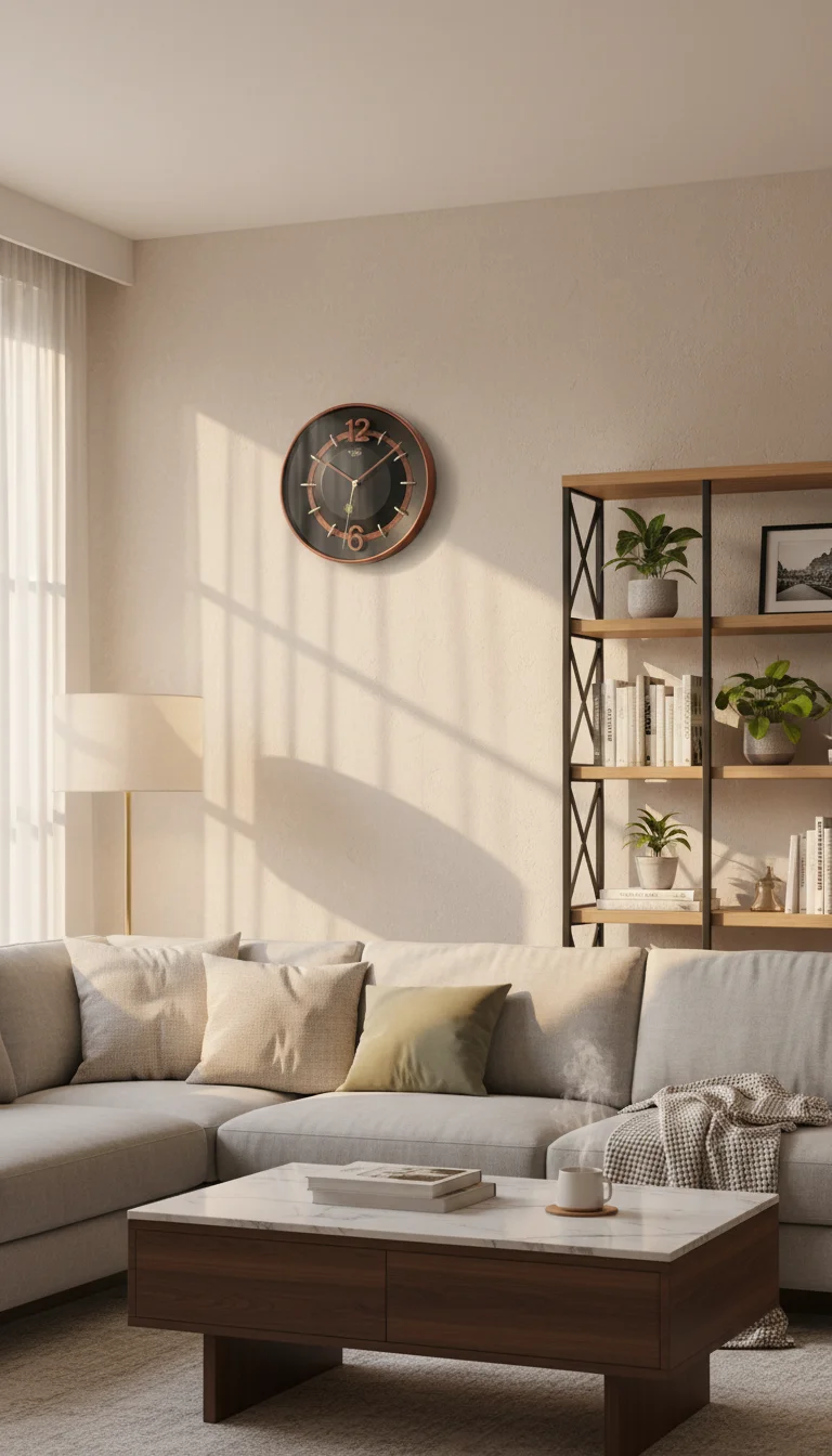 Vista 7020-1 Bronze Wall Clock - Decor 10