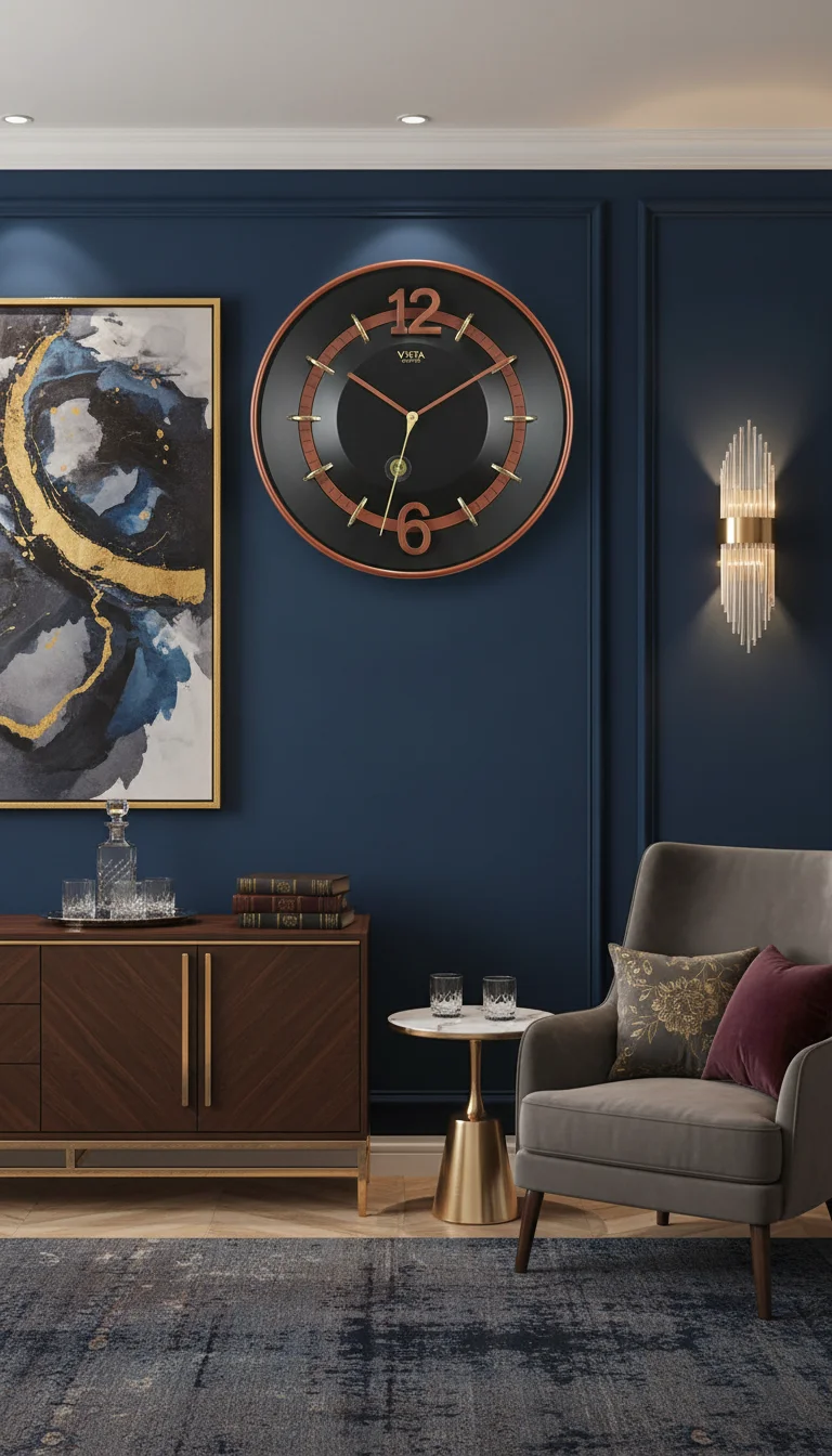 Vista 7020-1 Bronze Wall Clock - Decor 11